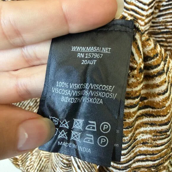 Masai Copenhagen Nimes Shirt Dress in Tapenade Size S - Picture 5 of 5